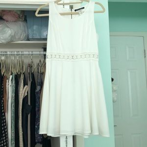 White A-line Summer Dress